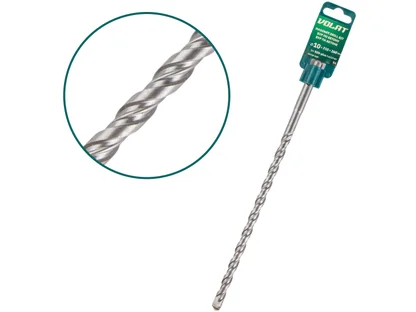 Бур (сверло) SDS-plus S4 ВОЛАТ (бур по бетону) (10х210х260 мм)