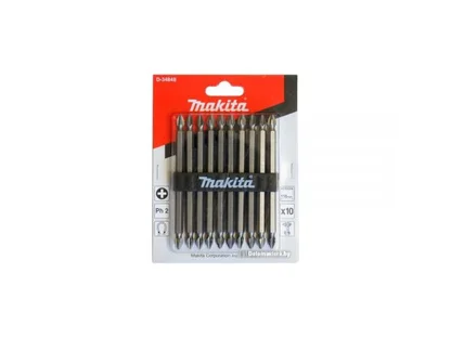 Насадка двусторонняя PH2, E-form (MZ) MAKITA 10 шт.