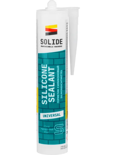 Герметик силиконовый универсальный SOLIDE (прозрачный)