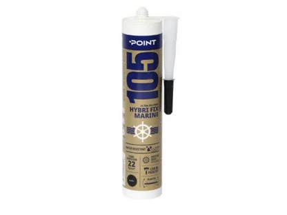 Клей POINT "105 Морской", (Клей на основе полимера POINT 105 Hybri Fix Marine, черный,)