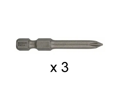 Насадка с шестигран. хв. PH1 3шт BOSCH