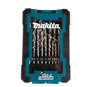 Набор сверл по металлу ц/х, HSS-G, D-78352 комплект из 19 шт MAKITA (19 шт. (, шаг))