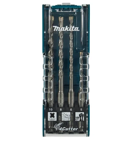 Набор буров SDS-Plus 4Cutter MAKITA 4 шт (5,6,)