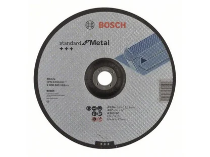 Круг отрезной для металла Standard BOSCH (вогнутый)