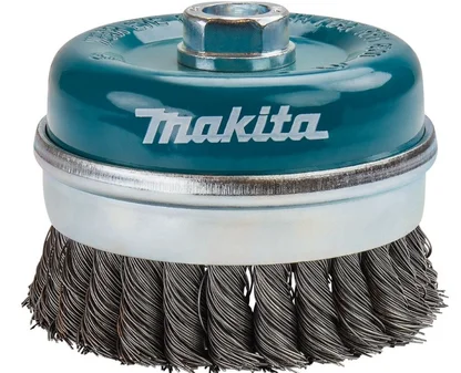 Щетка д/шлиф.маш. проволочная чашечная MAKITA (для УШМ, d100 мм, толщ. проволоки, пучки, металл,)