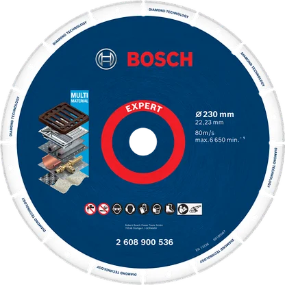 Алмазный круг по металлу сплошн. Expert Diamond Metal Wheel BOSCH (сухая резка)