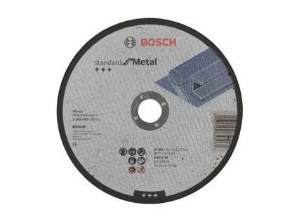 Круг отрезной для металла Standart BOSCH (125х2.5х22.2 мм)
