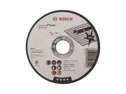 Круг отрезной для нерж. стали Expert BOSCH (125х2.0х22.2 мм)