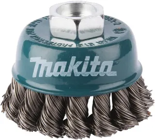 Щетка д/шлиф.маш. проволочная чашечная MAKITA (для УШМ, d60 мм, толщ. проволоки, пучки, металл,))