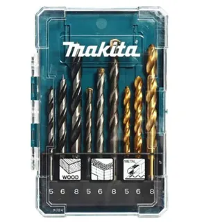 Набор сверл смеш. 9шт (дер., мет., бет.) MAKITA