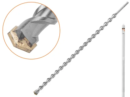Бур (сверло) SDS-plus GEPARD (бур по бетону) (20х550х600 мм)