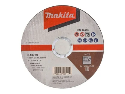 Круг отрезной для стали/нержавеющей стали плоский WA60T MAKITA