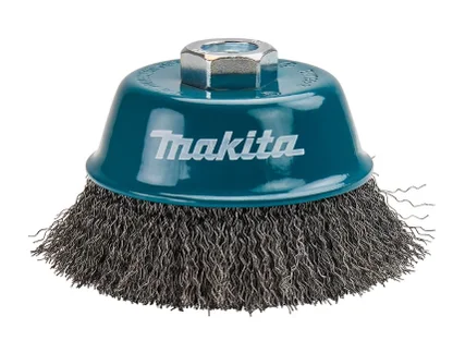 Щетка д/шлиф.маш. проволочная чашечная MAKITA (для УШМ, d100 мм, толщ. проволоки, гофрированная, металл,)