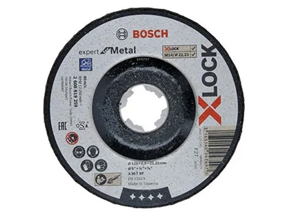 Круг обдирочный для металла X-LOCK Expert for Metal BOSCH (подходит для всех типов УШМ)