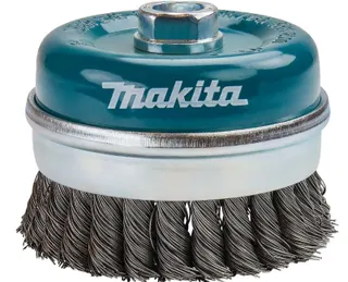 Щетка д/шлиф.маш. проволочная чашечная MAKITA (для УШМ, d100 мм, толщ. проволоки, пучки, металл,)