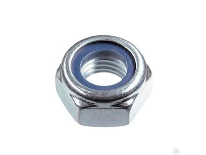 Гайка со стопорным кольцом, цинк, DIN 985 STARFIX (М8 10 шт, зип-лок)