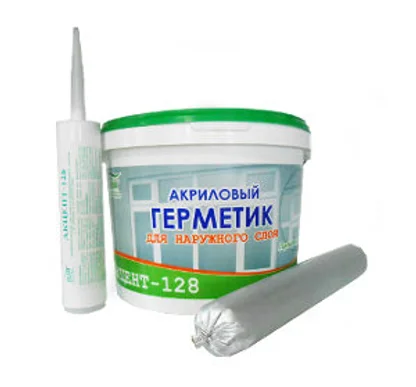 Герметик акриловый паропроницаемый для окон АКЦЕНТ-128 (ведро 7 кг)