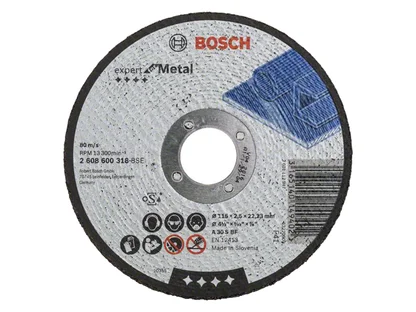 Круг отрезной для металла Expert BOSCH (115х2.5х22.2 мм)
