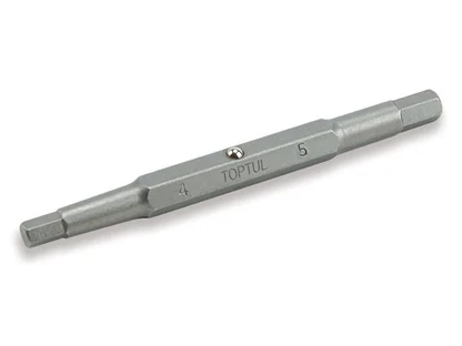 Насадка двухсторонняя шестигр.4mm/5mm TOPTUL