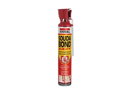 Клей-пена полиуретановая "Soudal" Soudabond Easy с аппликатором Genius Gun