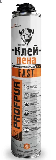 Клей-пена PROFPUR FAST