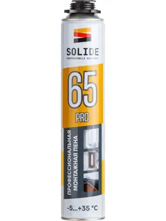 Пена монтажная профессиональная всесезонная SOLIDE Foam Pro 65
