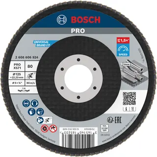 Круг лепестковый P80 конич. BOSCH 2608606924