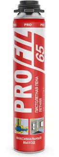 Пена монтажная пистолетная "Soudal" Profil Gun 65