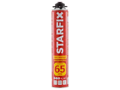 Пена монтажная профессиональная всесезонная STARFIX Foam Pro 65