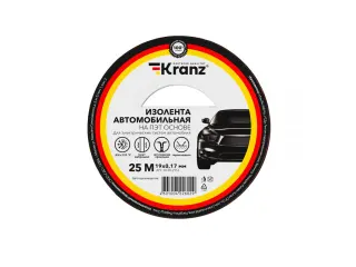 Изолента автомобильная полиэстер, KRANZ
