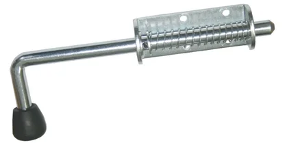 Задвижка дверная ЗД-10, белый цинк STARFIX