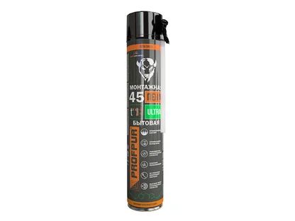 Пена монтажная бытовая PROFPUR Ultra (750 мл)