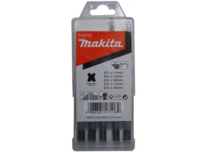 Набор буров SDS-Plus MAKITA 5 шт. (5, 6, и 6,)