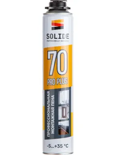 Пена монтажная профессиональная всесезонная SOLIDE Foam Pro Plus 70