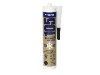Клей POINT "105 Морской", (Клей на основе полимера POINT 105 Hybri Fix Marine, черный,)