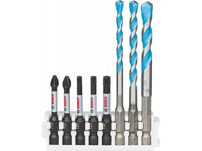 Набор бит и сверл BOSCH Impact Control (8 пр.) (3 сверла 5, 5 бит PH2, PZ2, T20, T25, T30)