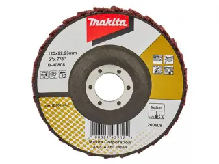 Круг лепестковый, стекловолокно, угловой (сред. полир-ка) B-40808 MAKITA (, полировочный диск стекловолокно, угловой (сред. полир-ка))
