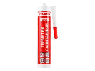 Герметик силиконовый санитарный STARFIX